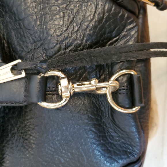 Rebecca Minoff Julian Black Leather Backpack - Picture 8 of 8